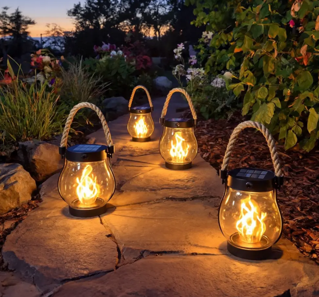Fire Seed | Solar Lights Outdoor with Captivating Flame Illusion | Weather-Resistant Ambiance for Your Garden 7