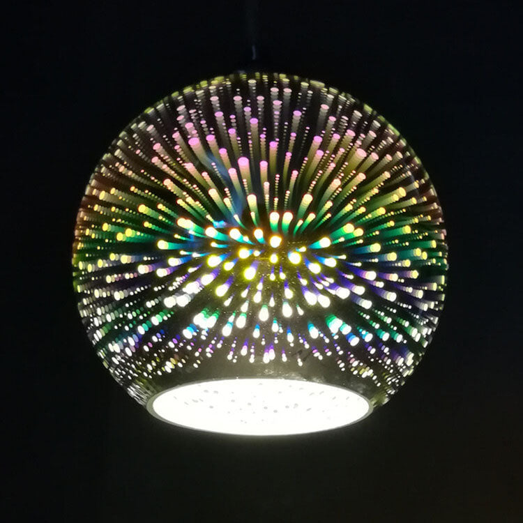 Luminara | Vibrant Artistic 3D Firework Glass Pendant Light 15
