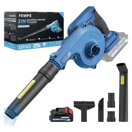 Cordless Leaf Blower with Battery and Charger, Electric Leaf Blower Cordless, Battery Powered Leaf Blower for Lawn