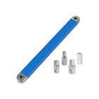 Offset Extension Wrench 15 Inch, Wrench Extender with 3 Socket Adapters, Tight Space Automotive Wrench