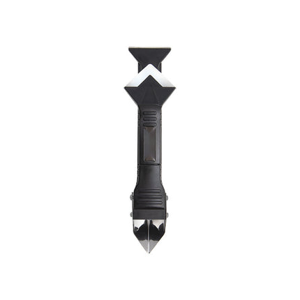 Caulk Removal Tool, 3 in 1 Caulking Tool with Stainless Steel Blade, Caulk Remover, Caulk Smoothing Tool, Grout Scraper