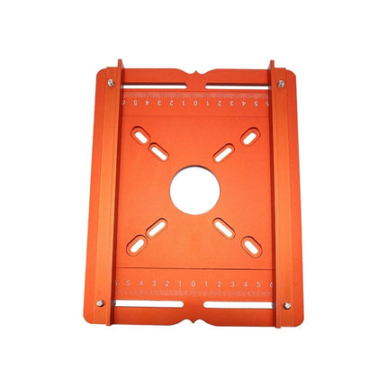 Router Guide for Straight Slotting, Woodworking Jig with Dual Scales, Aluminum Router Edge Guide Bracket for Wood Router