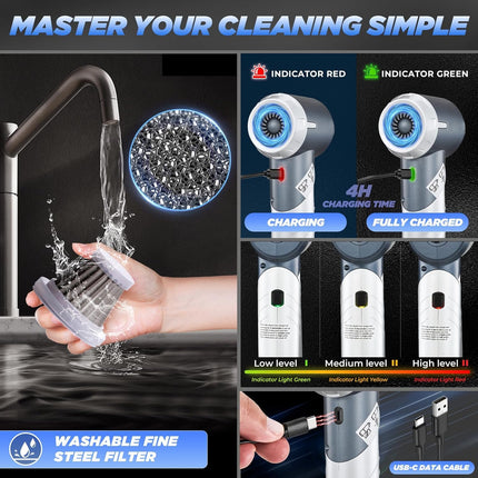 Cordless Vacuum Cleaner for Car 3 in 1, Mini Car Vacuum with HEPA Filter – image 15