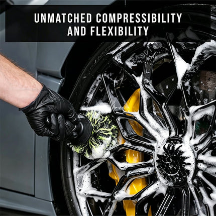 Wheel Detailing Brush with Long Reach Handle, Car Detailing Supplies – image 5