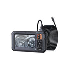 Borescope Camera, Industrial Endoscope with LCD Screen and 8 LED Lights, Waterproof Sewer Camera for Drain Pipes