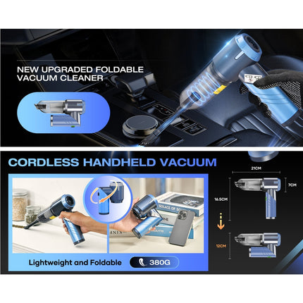 Handheld Car Vacuum with Blower and Air Pump, Mini Car Vacuum with HEPA Filter – image 11
