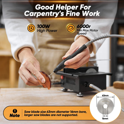 Portable Table Saw, Mini Circular Saw for Wood Sticks and Plastic Sheets – image 5