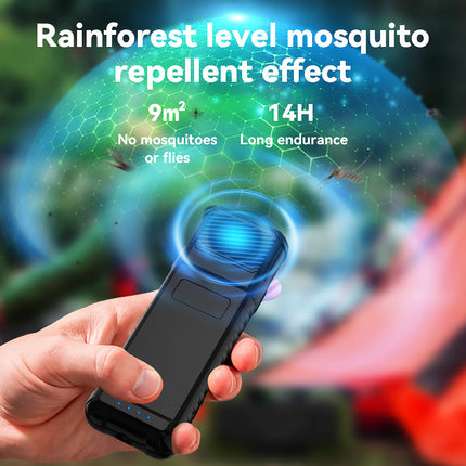 Outdoor Mosquito Repellent for Camping, Portable Mosquito Repeller with 5000mAh Power Bank and Flashlight #2