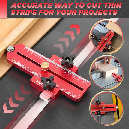 Table Saw Thin Rip Jig, Carpentry Tools for Band Saw and Router Table – image 6