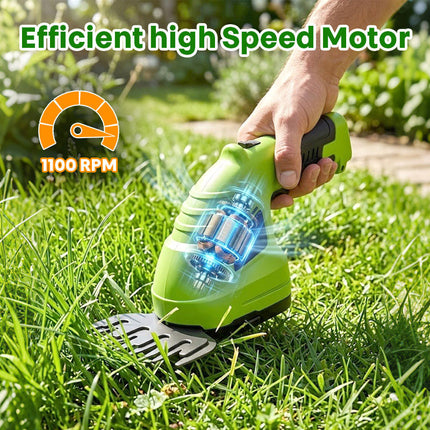 Cordless Hedge Trimmer with 2 Blades