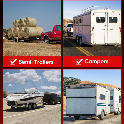 Wireless Trailer Lights, Rechargeable LED Trailer Lights with Magnetic Base – image 8