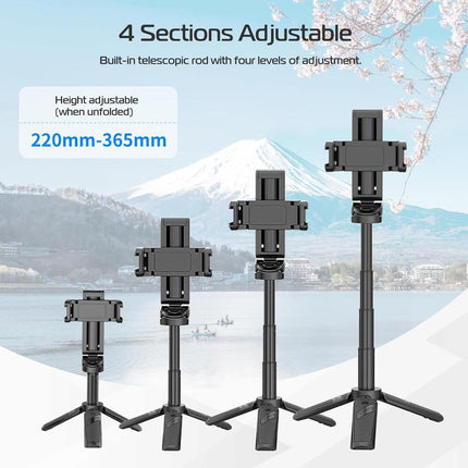 Bluetooth Selfie Stick Tripod with Remote, Phone Tripod Stand for Travel – image 4