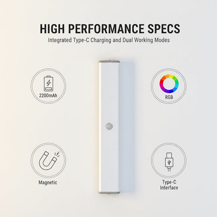 Under Cabinet Lights, RGB Motion Sensor Light Indoor