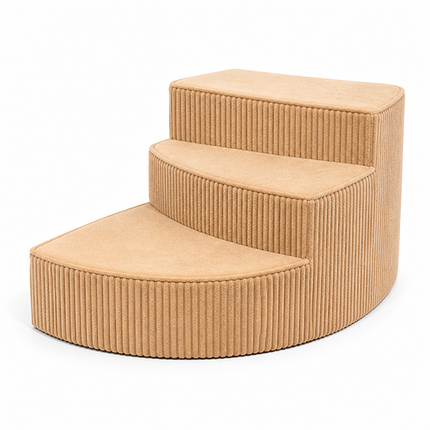 Foam Dog Stairs, Dog Steps for Bed and Couch, Non Slip Pet Stairs for Small Dogs, Orthopedic Pet Steps for Senior Dogs