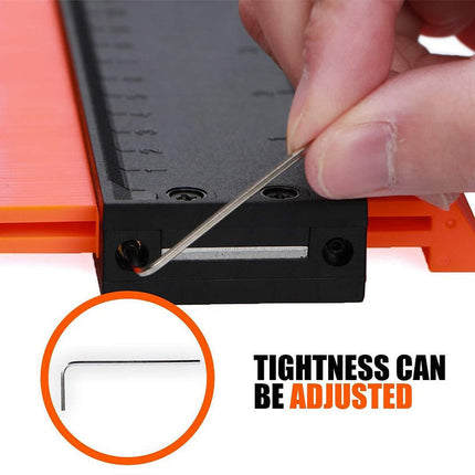 Contour Gauge with Lock, Profile Gauge Scribing Tool for Tile and Laminate Flooring – image 6