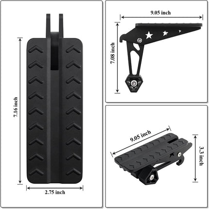 Car Door Step, Foldable Door Latch Step for Roof Access