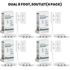 Dual 8 foot / 4 Pcs