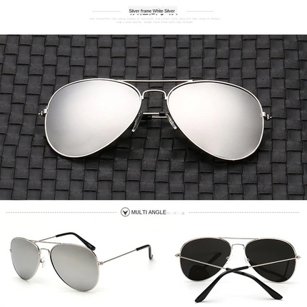 Polarized Sunglasses with Mirrored Lenses and Alloy Frame, Aviator Sunglasses – image 4