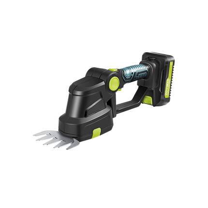 Cordless Hedge Trimmer, Electric Hedge Clippers, Cordless Grass Trimmer and Weed Cutter, Electric Pruning Shears 2 in 1
