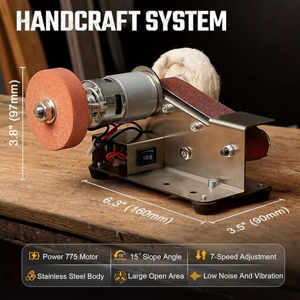 Mini Belt Sander, Bench Grinder – image 10