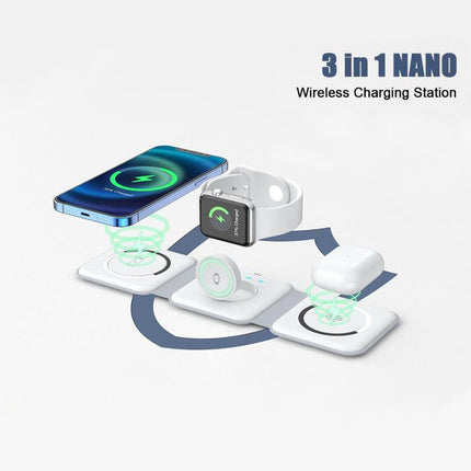 Magnetic Wireless Charger Foldable, Wireless Charging Pad