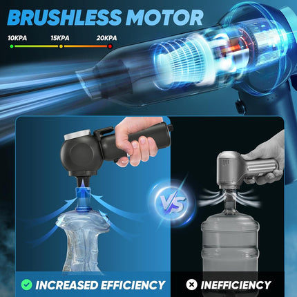 Cordless Vacuum Cleaner for Car, Mini Vacuum with HEPA Filter