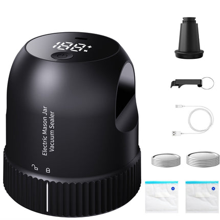 Cordless Electric Mason Jar Sealer for Wide Mouth Jars and Vacuum Seal Bags, Vacuum Sealer for Mason Jars – image 9