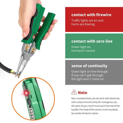 Wire Stripper Pliers with Voltage Tester, 8 in 1 Wire Stripper Tool – image 5