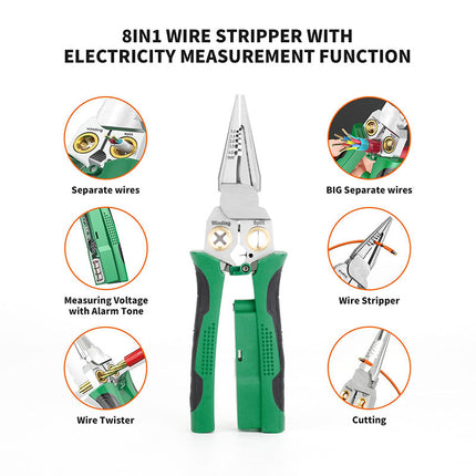 Wire Stripper Pliers with Voltage Tester, Electrical Tester – image 6