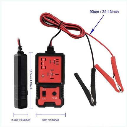 Car Battery Tester, Automotive Relay Tester and Circuit Tester, Handheld Car Diagnostic Tool for Relays and – image 6