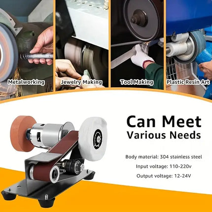 Mini Belt Sander, Electric Knife Sharpener