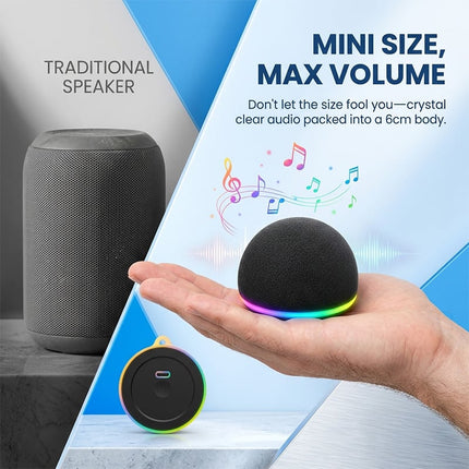 Magnetic Bluetooth Speaker with Phone Stand, Portable Speaker for Indoor and Outdoor – image 8