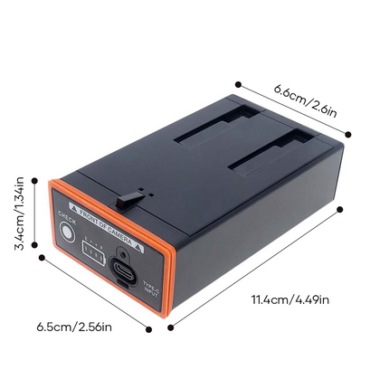 Rechargeable Lithium Battery Pack for Moultrie Edge Trail Cameras, Trail Camera Battery with USB C