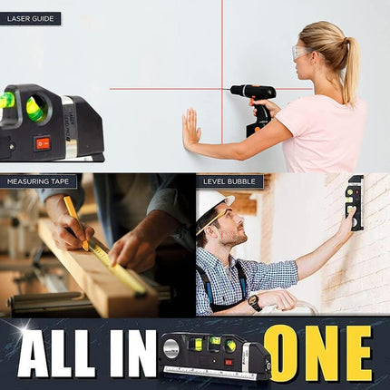 Laser Level with Tape Measure, Laser Line Level and Bubble Level – image 8