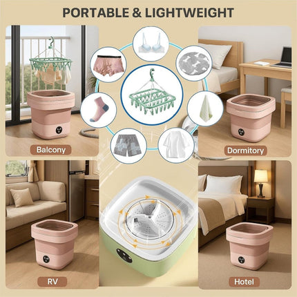 Portable Washing Machine, Small Portable Washer for Dorm and RV Travel – image 8