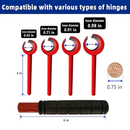 Door Hinge Adjuster Tool, Handyman Tools for Sagging Doors – image 4