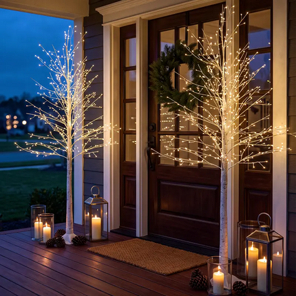 Outdoor Tree Lights, Warm White LED Birch Tree Lights with Remote – image 11