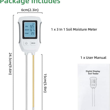 Soil Moisture Meter 3 in 1 – image 10