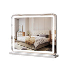LED Vanity Mirror with Lights, Lighted Makeup Mirror with 10X Magnifier and Dimming, Large Wall Mirror with Stand – image 13