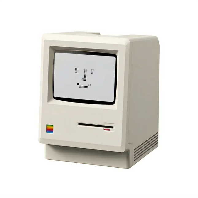 Retro Digital Alarm Clock, Mini Retro Computer Desk Clock with Backlight, Novelty Clock for Bedroom and Office_01