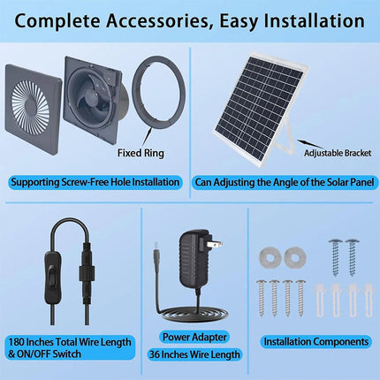 Solar Attic Fan with Adapter – image 14