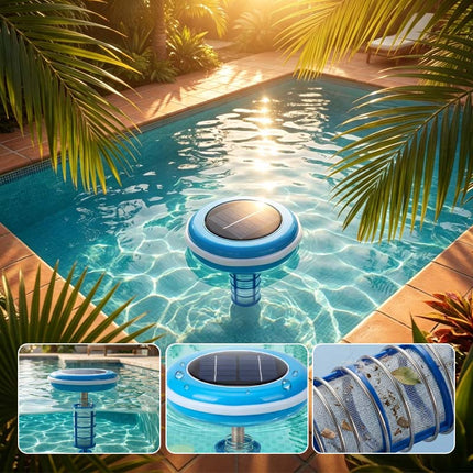 Solar Powered Pool Ionizer, Floating Pool Copper Ionizer for Algae Control – image 5