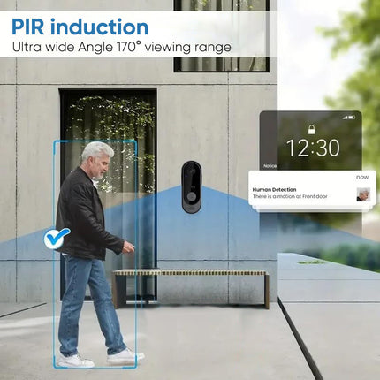 Wireless Doorbell Camera with Chime, WiFi Camera – image 4