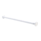 White Tension Rod With Adhesive Pads – 33.46–64.96 in / 85–165 cm