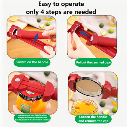 Jar and Bottle Opener, Jar Opener Tool for Weak Hands – image 15