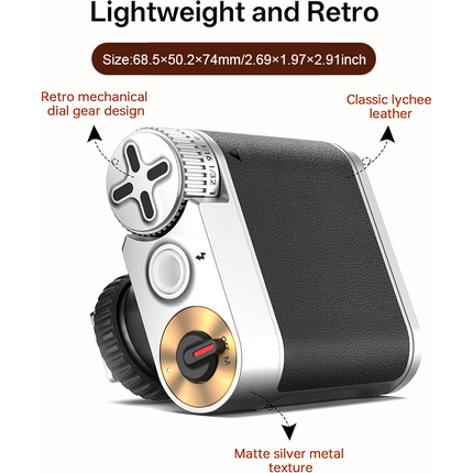 Camera Flash, Vintage Photography Flash with Touchscreen – image 12