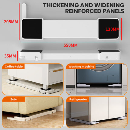 Washer Dryer Stand with Wheels, Washing Machine Pedestal – image 11