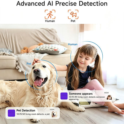 Home Security Camera Indoor, Baby Monitor