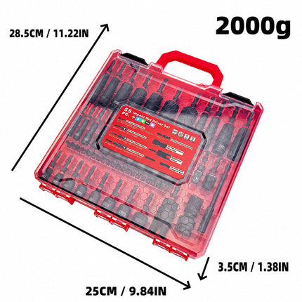Magnetic Nut Driver Set, 55 Piece Impact Socket Set with Deep Sockets – image 10