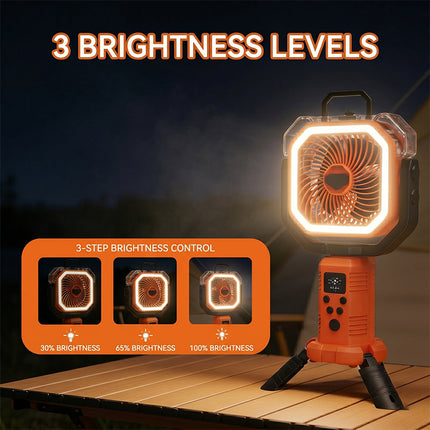 Portable Fan with Stand, Battery Powered Jobsite Fan – image 6